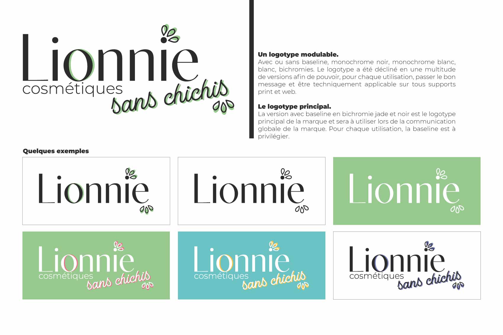 Présentation du logotype Lionnie
